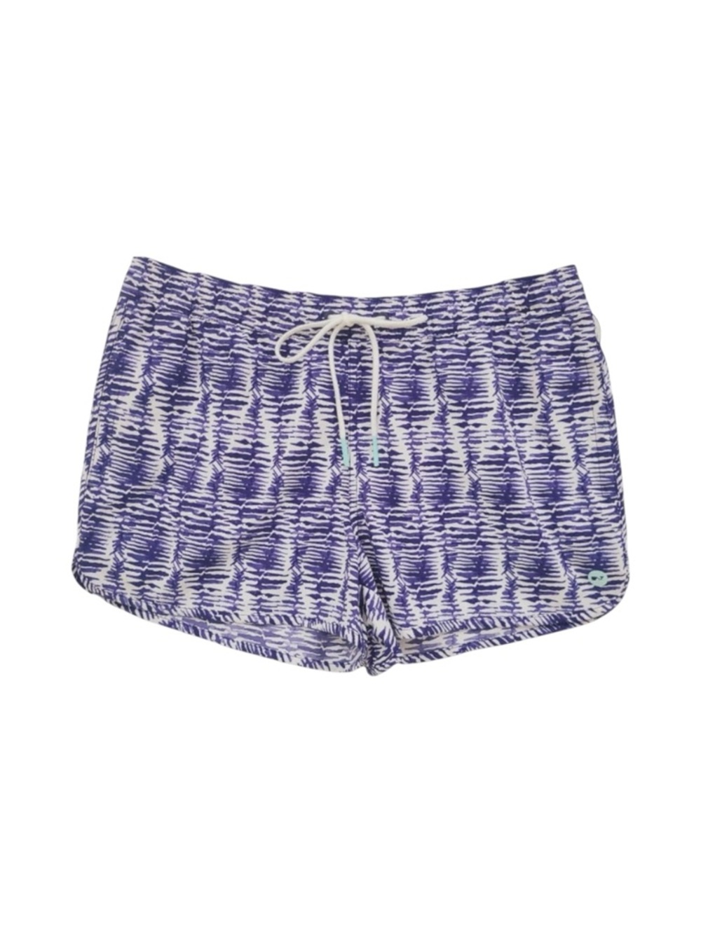 Vineyard Vines Blue & White Wave Print Performance Shorts Women’s XS